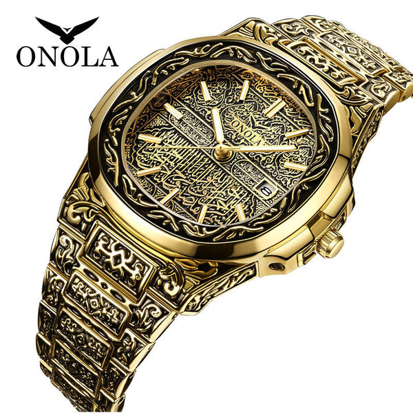 ONOLA New Cross-border Internet Red Live Hot Fashion Men's watch Men's Waterproof Steel Belt Foreign Trade watch