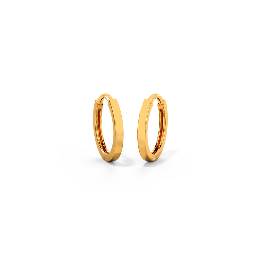 Evergreen Gold Hoop Earring