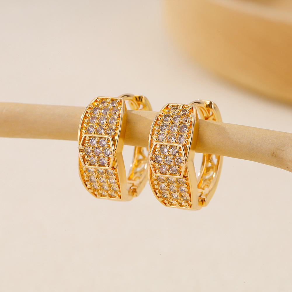 Topmixo Luxe Radiance Hoop Earrings