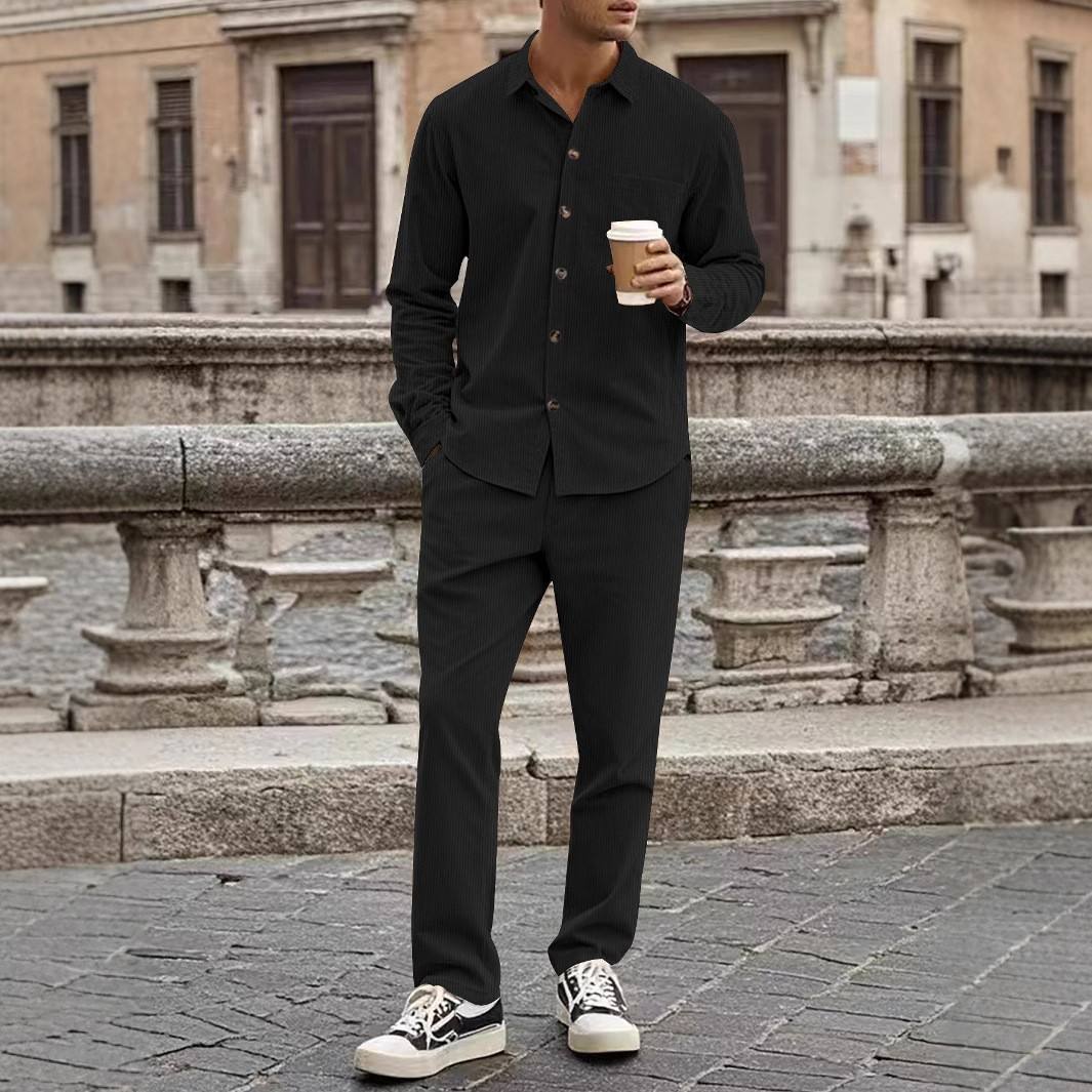autumn casual men's long